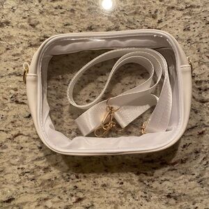 Clear crossbody for stadium games or concerts!